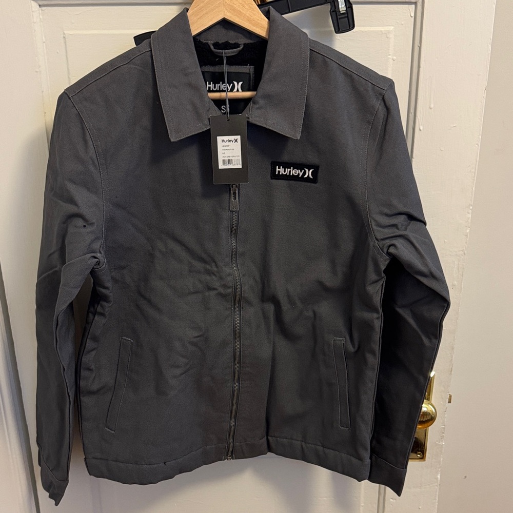 Hurley thorington iron grey Zip-Up Jacket
